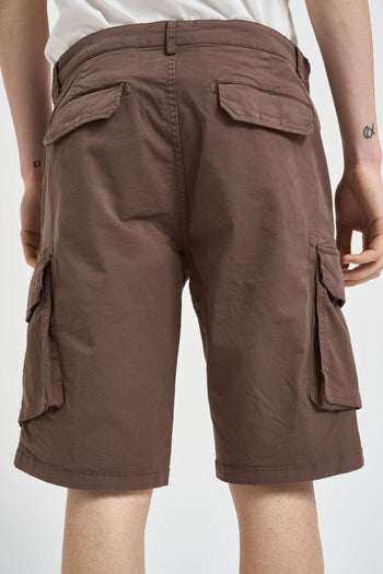 Bermuda cargo uomo marrone - 3