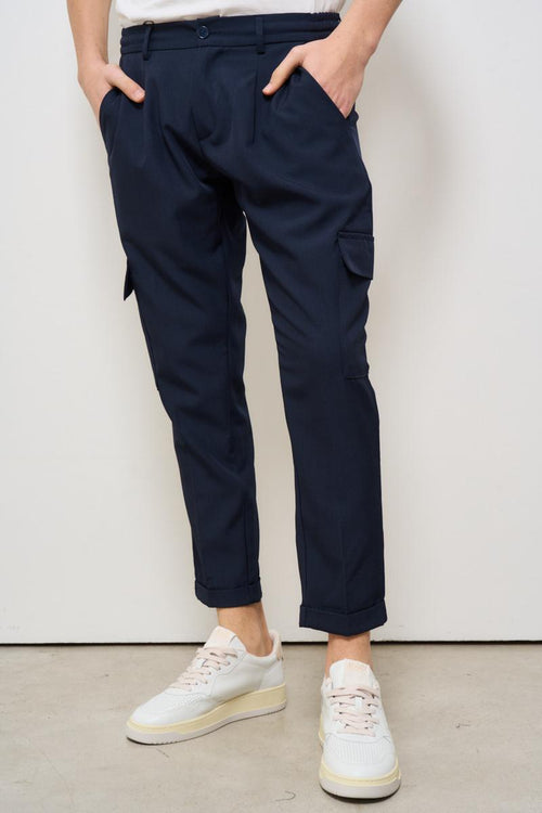 Pantalone uomo regular blu notte - 2