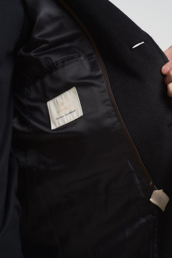 Cappotto uomo monopetto nero - 6