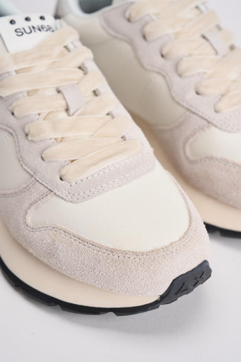 Sneakers donna bianche e grigie - 4