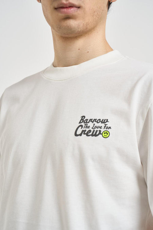 T-shirt uomo con stampa bianca - 2