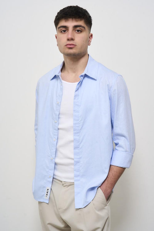 Camicia uomo celeste - 2