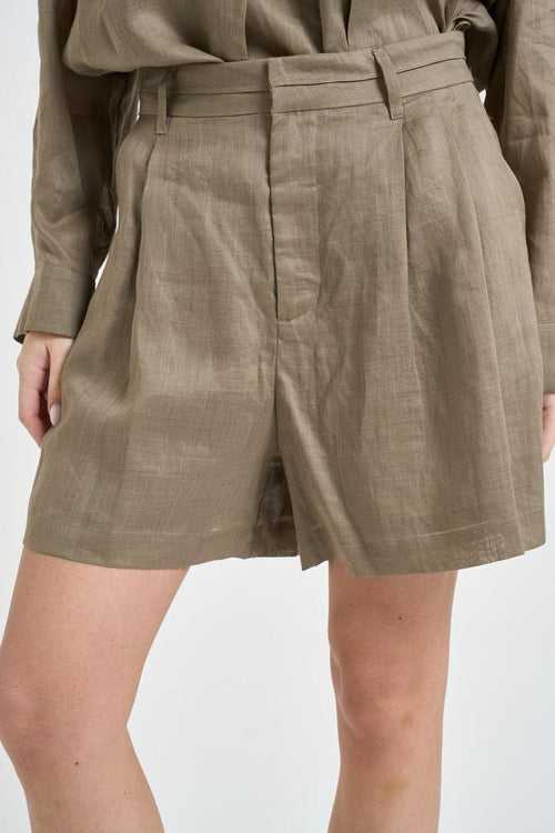 Bermuda donna verde oliva