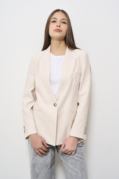 Giacca donna monopetto rosa