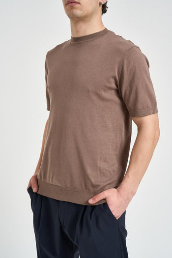 T-shirt uomo in maglia fango - 3