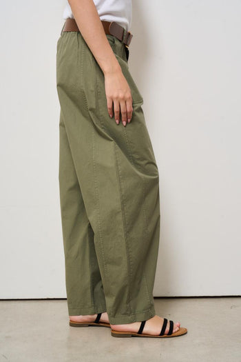Pantalone donna balloon verde - 6