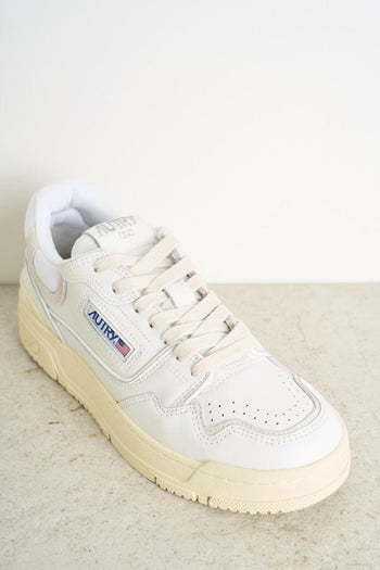 Sneakers donna low in pelle - 5