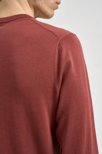 Maglia uomo girocollo coccio - 5