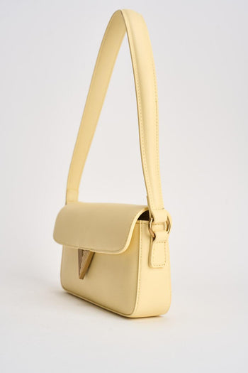 Borsa donna a spalla gialla - 3