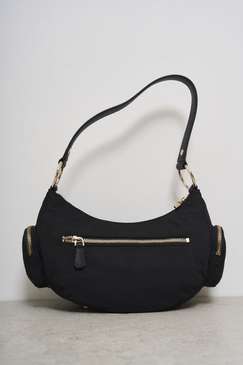 Black women's shoulder bag - 4
