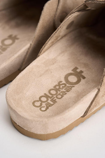 Sabot donna in suede beige - 8