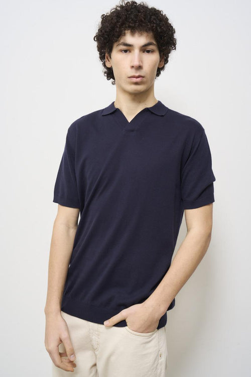 Polo uomo blu - 2