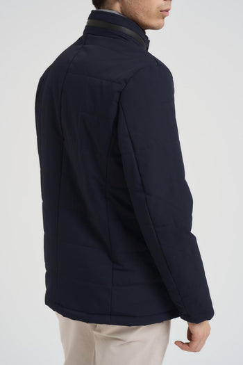 Giubbotto trench uomo blu notte - 3