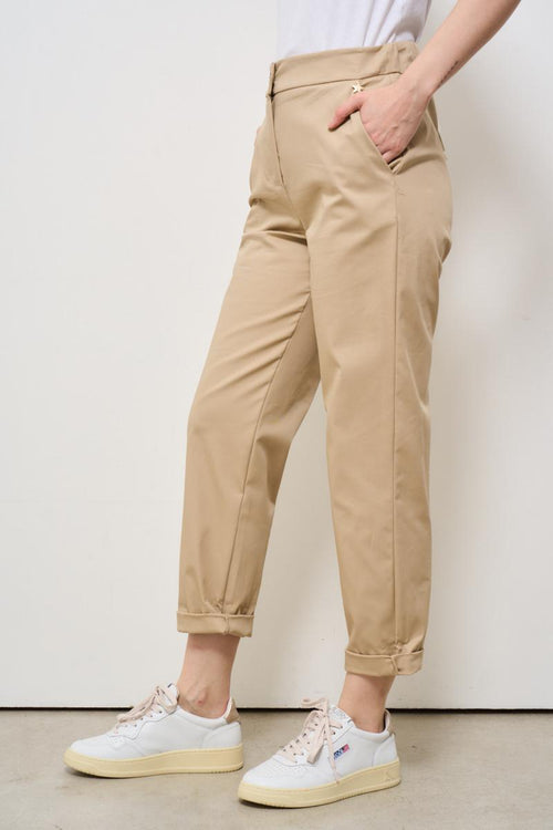 Pantalone donna regular beige - 2