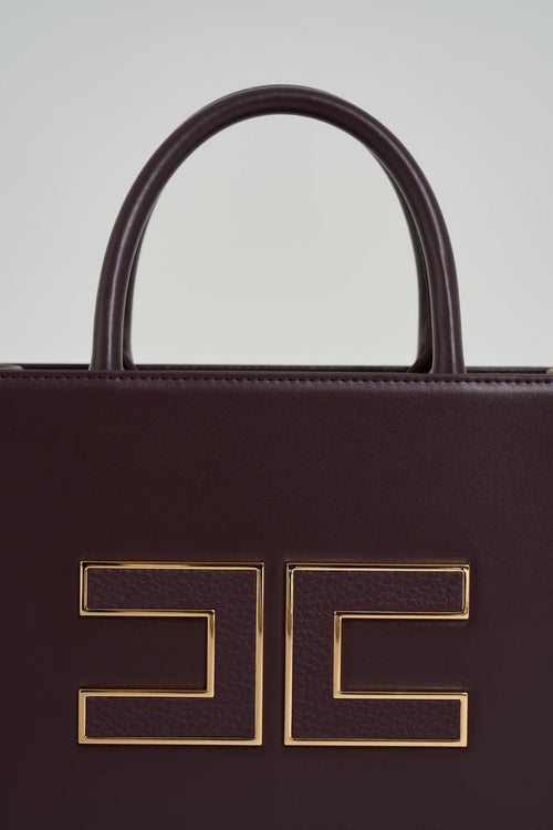 Borsa donna a mano bordeaux - 2