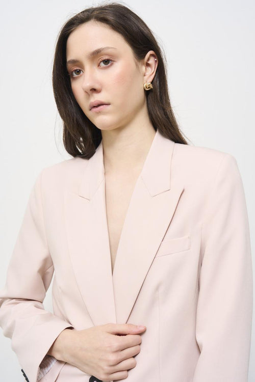 Giacca donna monopetto rosa - 2