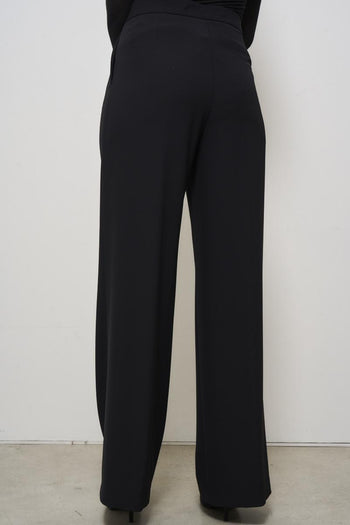 Women's black palazzo pants - 5
