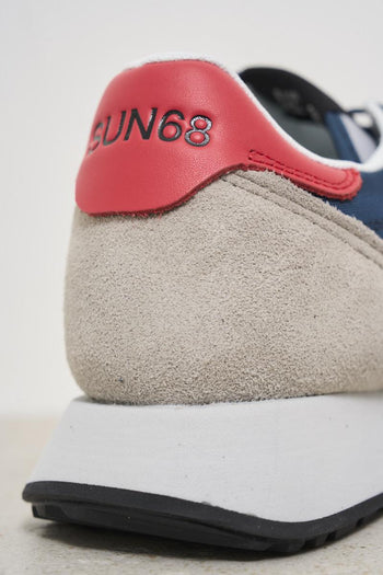Men's blue and grey sneakers - 8
