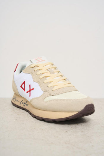 Sneakers uomo bianca e rossa - 4