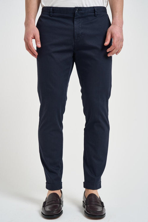 Pantalone uomo slim blu