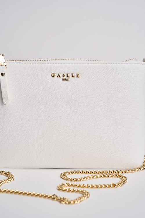 Pochette donna in ecopelle bianca - 2