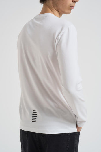 T-shirt uomo girocollo bianca - 4