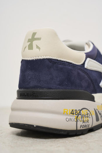 Mick blue vintage men's sneakers. - 8