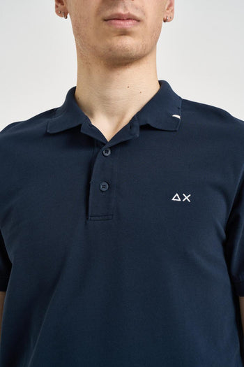 Polo uomo manica corta blu navy - 3