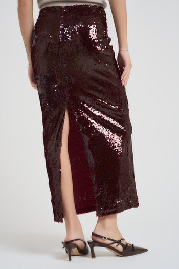 Gonna donna lunga con paillettes - 3