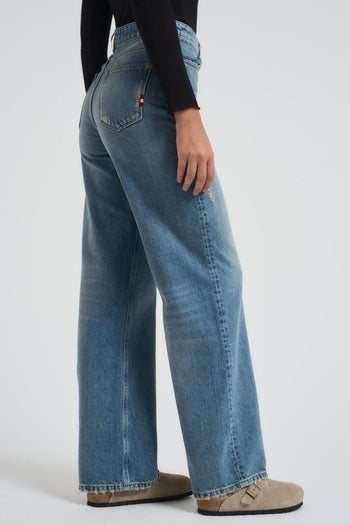 Jeans donna Linda in denim chiaro - 4