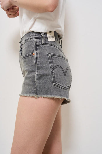 Shorts donna 501 in denim grigio - 3