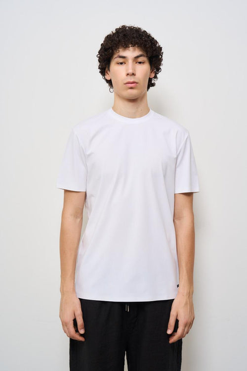 T-shirt uomo girocollo bianca