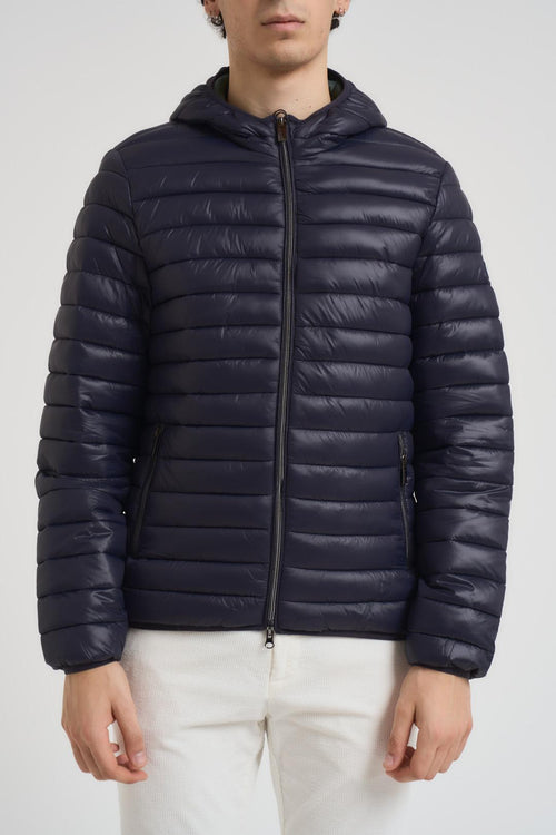 Piumino uomo trapuntato blu notte
