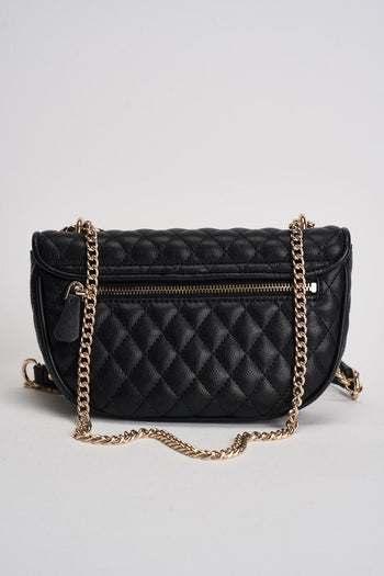 Borsa donna a tracolla verde acqua matelassé - 4