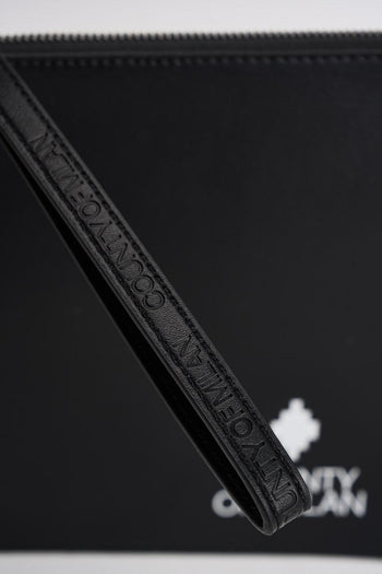 Pochette uomo con stampa nera - 3