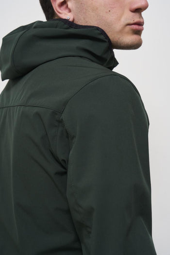 Men's forest green waterproof jacket - 7