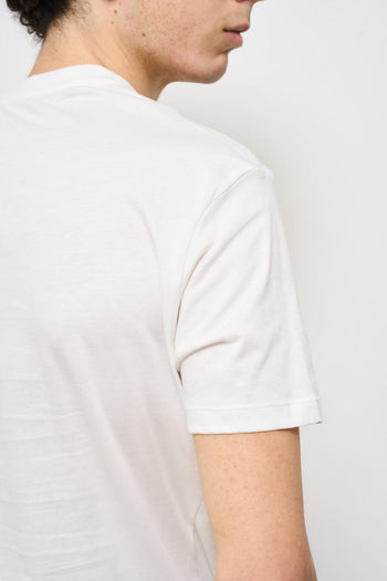 T-shirt uomo girocollo bianca - 4