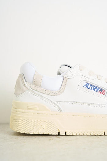 Sneakers donna low in pelle - 3