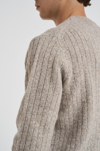 Maglione a coste uomo - 5