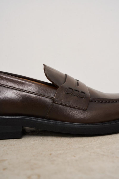 Mocassino uomo in marrone - 2