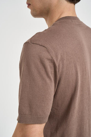 T-shirt uomo in maglia fango - 5