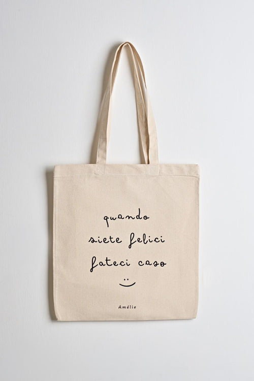 Tote bag donna Amélie ecru - 1