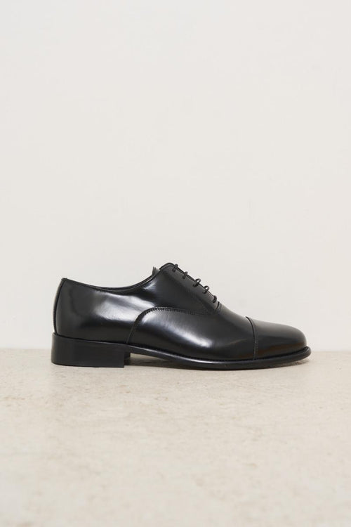 Mocassino uomo in pelle nero - 1
