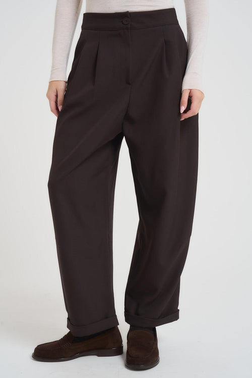 Pantalone donna balloon testa di moro