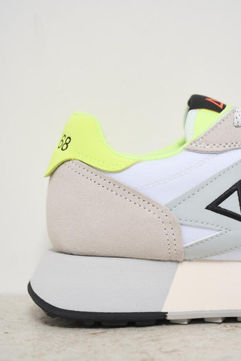 White and yellow men's sneakers - 3