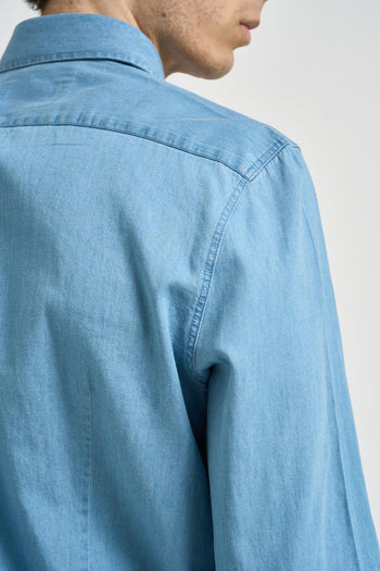 Camicia uomo celeste - 6