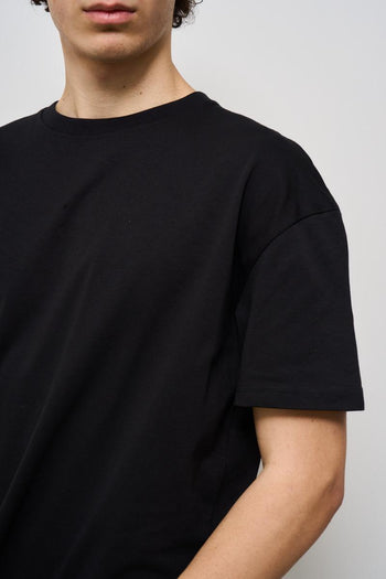 T-shirt uomo girocollo nera - 3