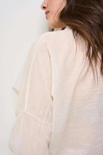 Camicia donna panna - 4