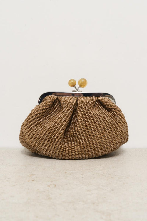 Brown Braided Shoulder Bag Women's Clutch - 1