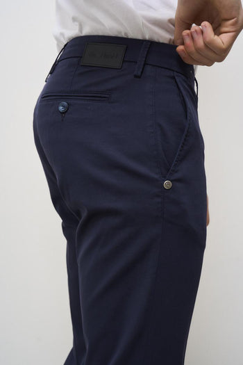 Men's blue chino trousers - 6